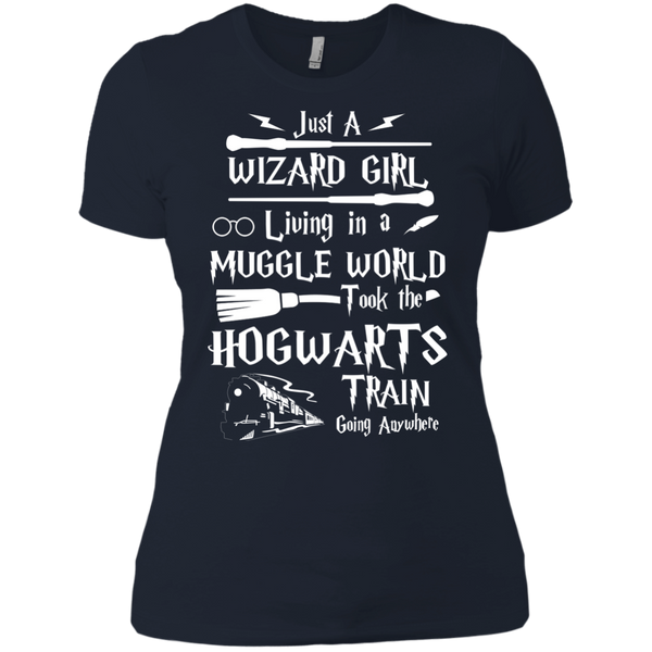 Just A Wizard Girl Living in a Muggle World Shirt, Hoodie, Sweater - TeesGrab