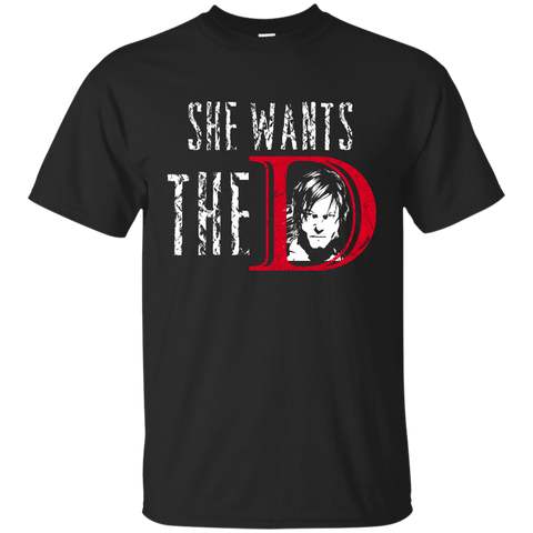 Daryl Dixon: She Wants The D shirt, hoodie, sweater, tank - TeesGrab