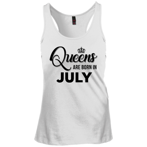 Queens are born in July Shirt, Tank Top, Racerback Tank Top - TeesGrab