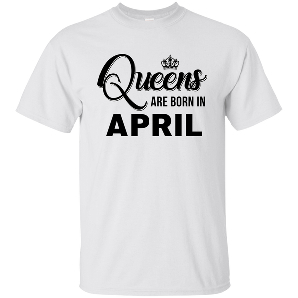 Queens are born in April Shirt, Tank Top, Racerback Tank Top - TeesGrab