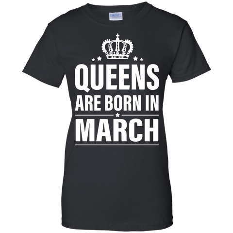 Queens Are Born in March Birthday Dress, Tank, Shirt - TeesGrab