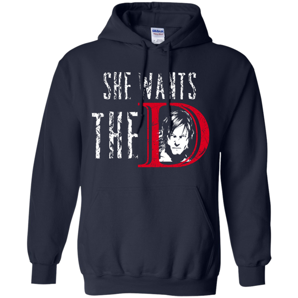 Daryl Dixon: She Wants The D shirt, hoodie, sweater, tank - TeesGrab