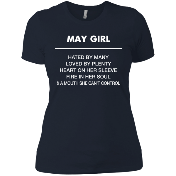 May Girl hated by many loved by plenty Shirt, Tank top - TeesGrab