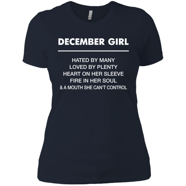 December Girl hated by many loved by plenty Shirt, Tank top - TeesGrab