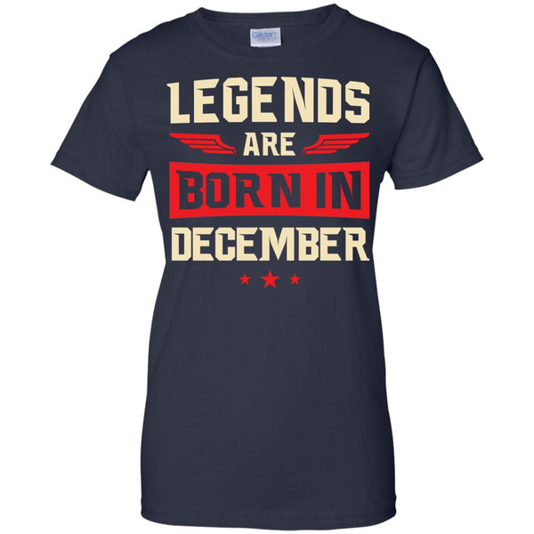 Legends Are Born in December Shirt, Hoodie, Tank - TeesGrab