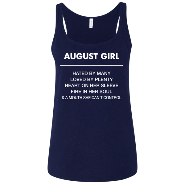 August Girl hated by many loved by plenty Shirt, Tank top - TeesGrab