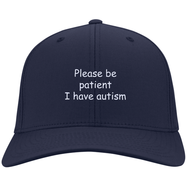 Please Be Patient I Have Autism Custom Hat, Cap - TeesGrab