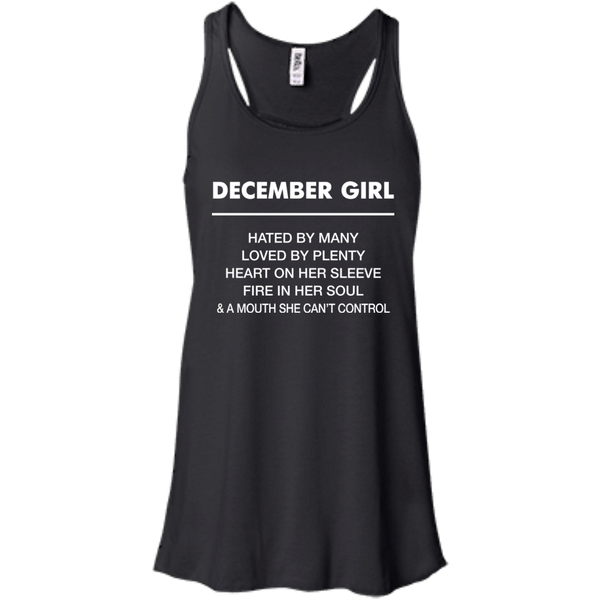 December Girl hated by many loved by plenty Shirt, Tank top - TeesGrab
