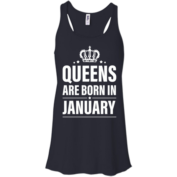 Queens Are Born in January Dress, Tank, Shirt - TeesGrab