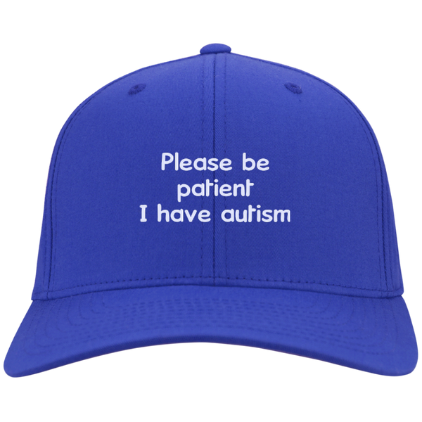 Please be patient I have autism Hat, Snapback - TeesGrab